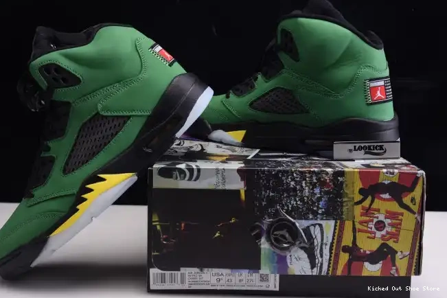 Kick Theory 5 Air Jordan CK6631-307 Oregon Ducks SE 0516